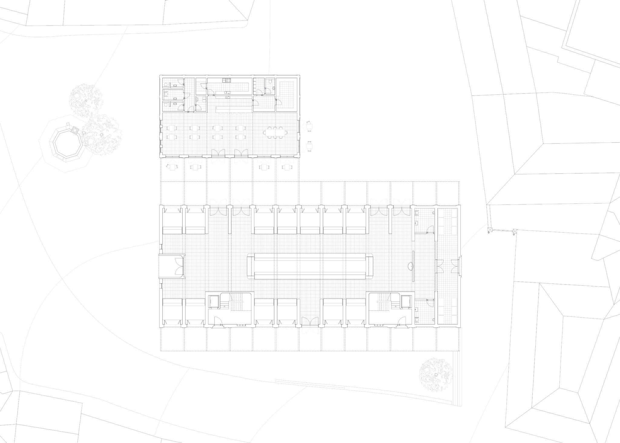 Grundriss Markthalle